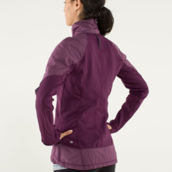 Lululemon Can't Stop Jacket Hyper Stripe Plum - Picture 10 of 10